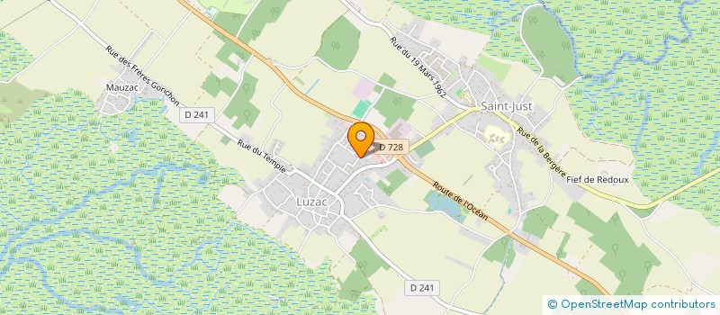 localisation de l'entreprise MONSIEUR ALEX BOUTHIER  SAINT-JUST-LUZAC