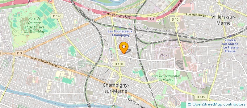 localisation de l'entreprise MONSIEUR ALEX BRAGA DA SILVEIRA CINTRA à CHAMPIGNY-SUR-MARNE