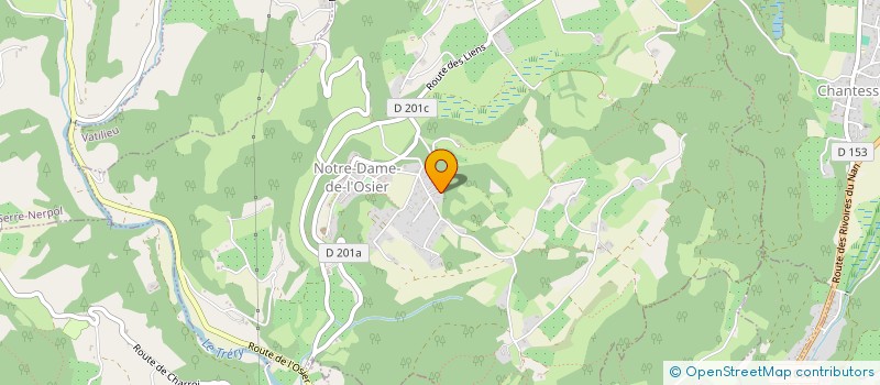 localisation de l'entreprise MONSIEUR ALEX BRICHET-BILLET à NOTRE DAME DE L'OSIER