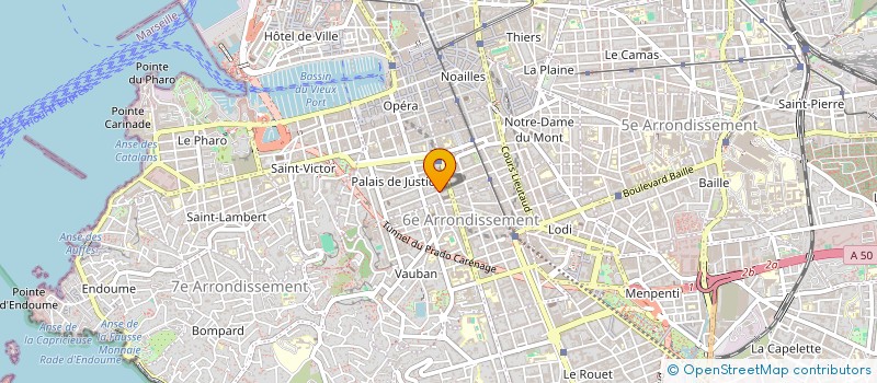 localisation de l'entreprise MONSIEUR ALEX BRONSARD  MARSEILLE