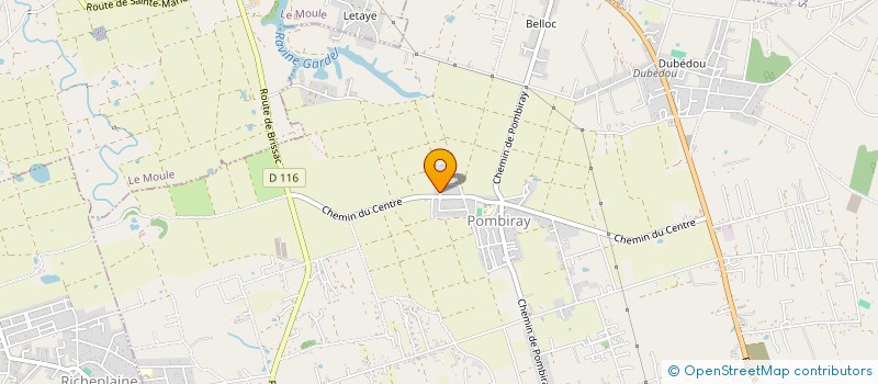 localisation de l'entreprise MONSIEUR ALEX CACHEDON  SAINT FRANCOIS