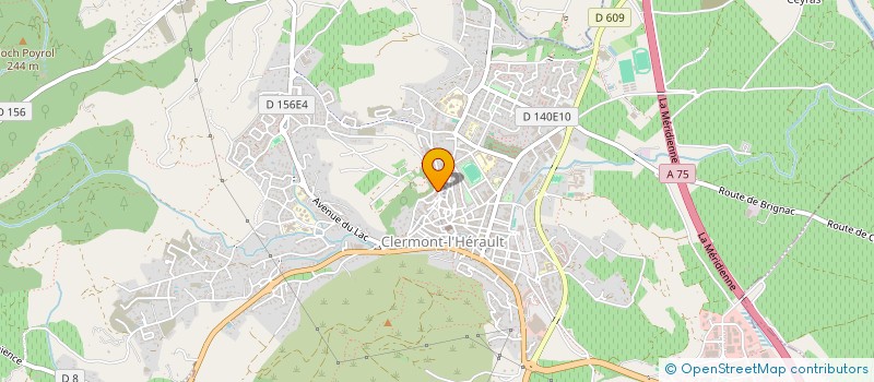 localisation de l'entreprise MONSIEUR ALEX CAILHOL  CLERMONT-L'HERAULT