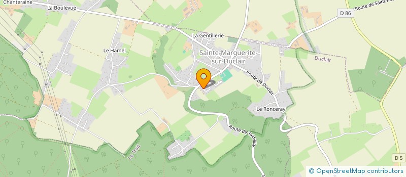 localisation de l'entreprise MONSIEUR ALEX CAPRON  SAINTE-MARGUERITE-SUR-DUCLAIR