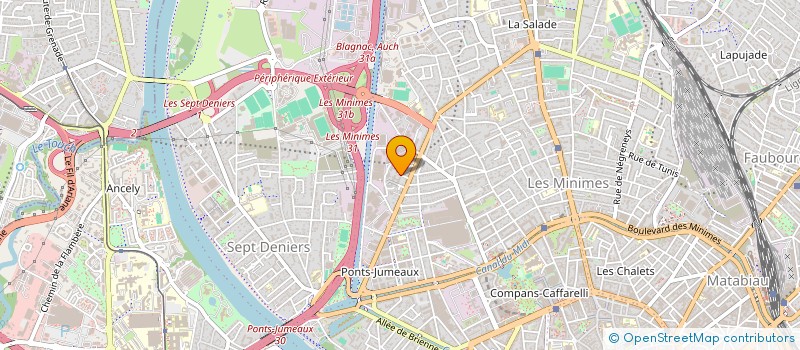 localisation de l'entreprise MONSIEUR ALEX CARA  TOULOUSE