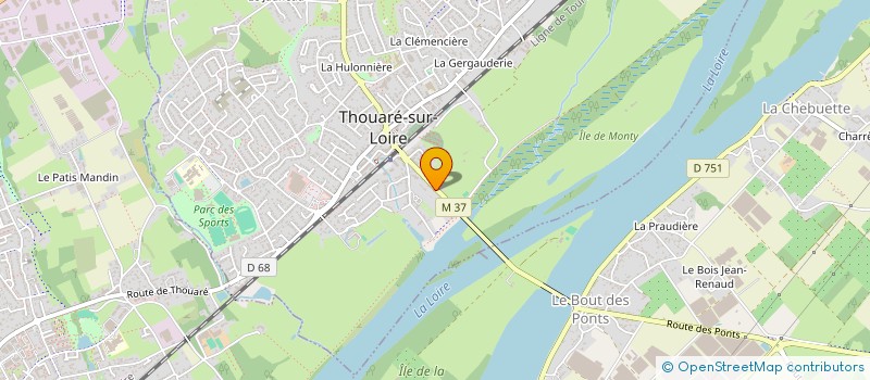 localisation de l'entreprise MONSIEUR ALEX CARPENTIERI  THOUARE-SUR-LOIRE