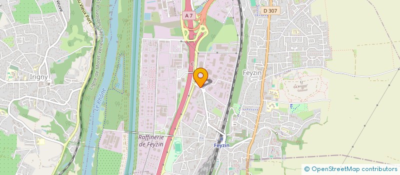 localisation de l'entreprise MONSIEUR ALEX CARVALHO PEREIRA  FEYZIN