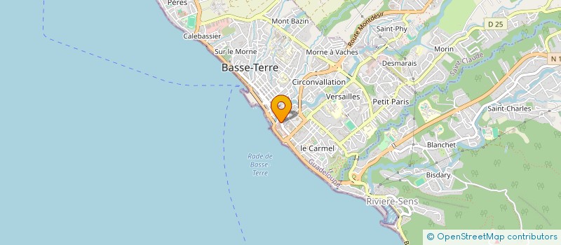 localisation de l'entreprise MONSIEUR ALEX CASSAGNE  BASSE-TERRE