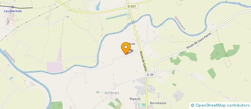 localisation de l'entreprise MONSIEUR ALEX CATHALA  AMBRES