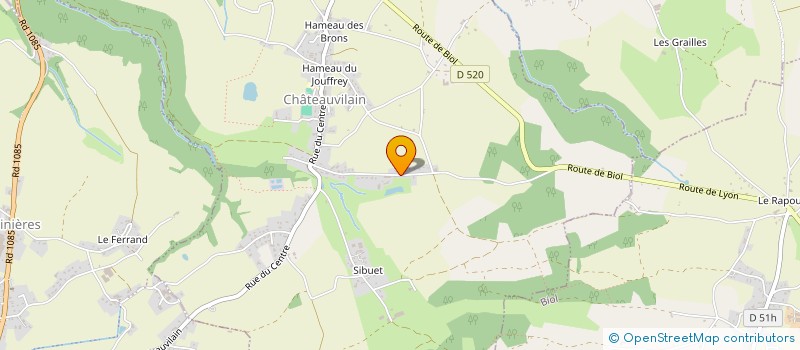 localisation de l'entreprise MONSIEUR ALEX CAUSSE  CHATEAUVILAIN