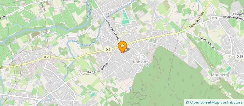 localisation de l'entreprise MONSIEUR ALEX CHABERT  ROBION