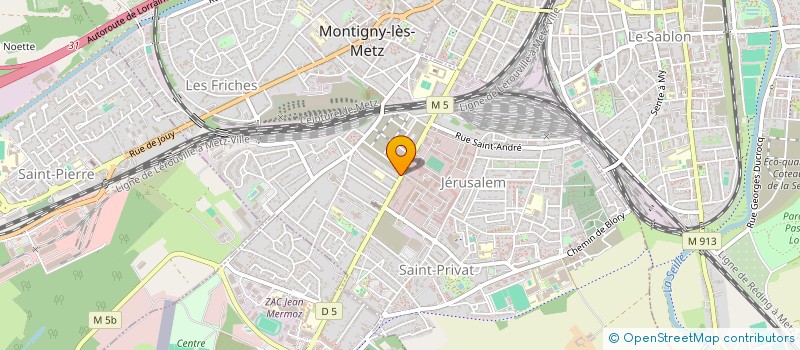 localisation de l'entreprise MONSIEUR ALEX CHAMPAUX  MONTIGNY-LES-METZ