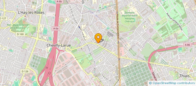 localisation de l'entreprise MONSIEUR ALEX CHATEAUX  CHEVILLY-LARUE