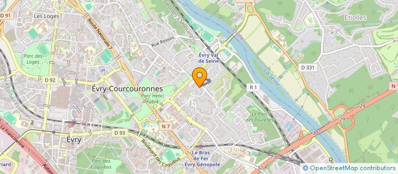 localisation de l'entreprise MONSIEUR ALEX CHENG à EVRY-COURCOURONNES