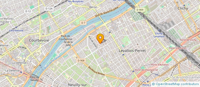 localisation de l'entreprise MONSIEUR ALEX CHOSSE à LEVALLOIS-PERRET