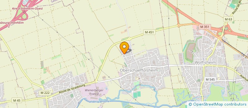 localisation de l'entreprise MONSIEUR ALEX CHRISMENT  OBERSCHAEFFOLSHEIM