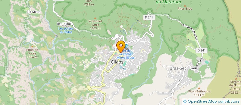 localisation de l'entreprise MONSIEUR ALEX CLAIN à CILAOS