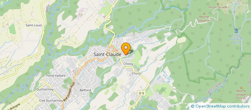 localisation de l'entreprise MONSIEUR ALEX COIPEL à SAINT-CLAUDE
