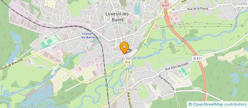 localisation de l'entreprise MONSIEUR ALEX COLLILIEUX  LUXEUIL-LES-BAINS