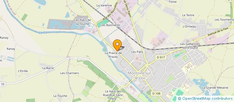 localisation de l'entreprise MONSIEUR ALEX COMMON  MONTOIRE-SUR-LE-LOIR