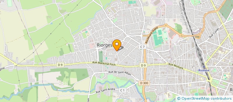 localisation de l'entreprise MONSIEUR ALEX CORNET  ROANNE