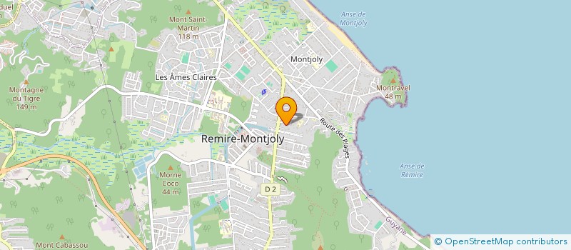 localisation de l'entreprise MONSIEUR ALEX CORVO  REMIRE-MONTJOLY