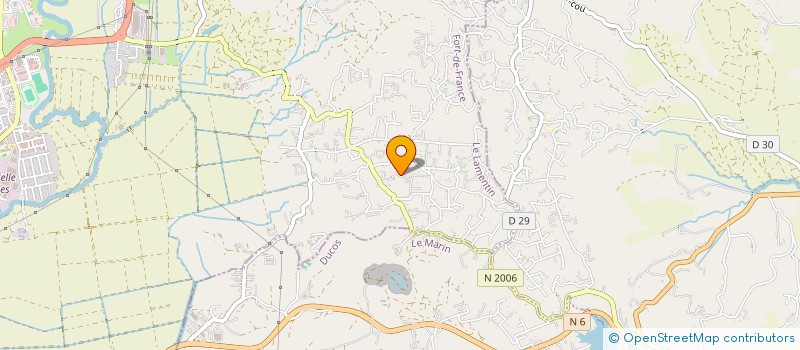 localisation de l'entreprise MONSIEUR ALEX COURLA  LE LAMENTIN