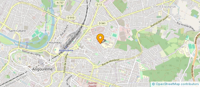 localisation de l'entreprise MONSIEUR ALEX DA SILVA à ANGOULEME