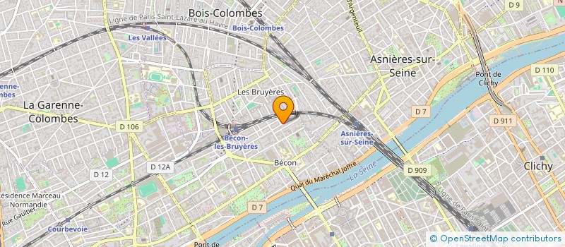 localisation de l'entreprise MONSIEUR ALEX DE CLOUET à COURBEVOIE