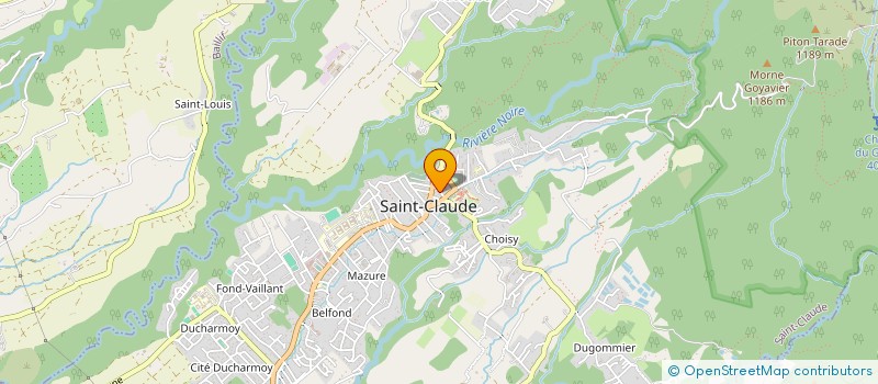 localisation de l'entreprise MONSIEUR ALEX DEBAR-MONCLAIR à SAINT-CLAUDE