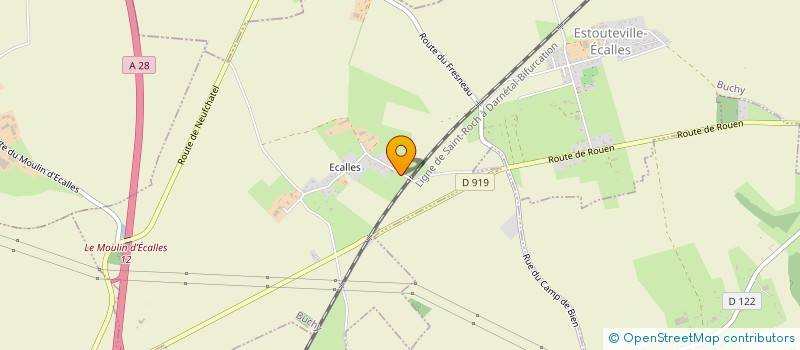 localisation de l'entreprise MONSIEUR ALEX DECROIX  BUCHY