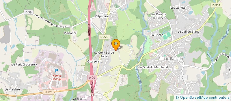 localisation de l'entreprise MONSIEUR ALEX DELAGE à LIMOGES