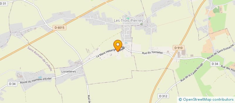 localisation de l'entreprise MONSIEUR ALEX DELATTRE à LES TROIS-PIERRES