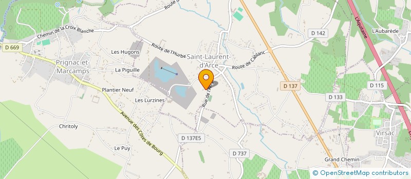 localisation de l'entreprise MONSIEUR ALEX DESIRE  SAINT-ANDRE-DE-CUBZAC