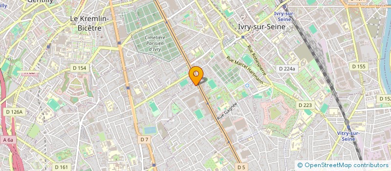 localisation de l'entreprise MONSIEUR ALEX DEVILLIERS  VITRY-SUR-SEINE