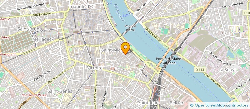 localisation de l'entreprise MONSIEUR ALEX DOS SANTOS  BORDEAUX