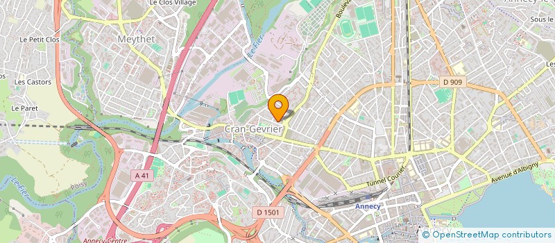 localisation de l'entreprise MONSIEUR ALEX DOUET à ANNECY