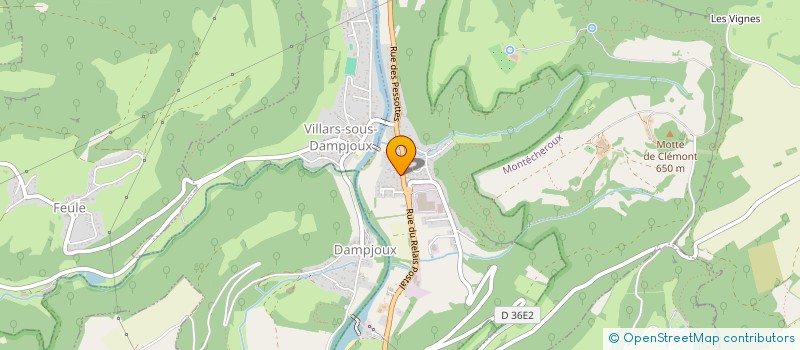 localisation de l'entreprise MONSIEUR ALEX DOUGOUD  PONT-DE-ROIDE-VERMONDANS