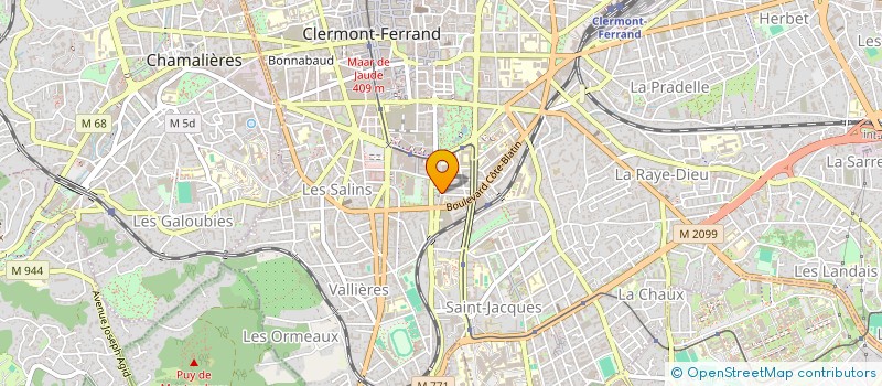 localisation de l'entreprise MONSIEUR ALEX DROZDZIK  CLERMONT-FERRAND