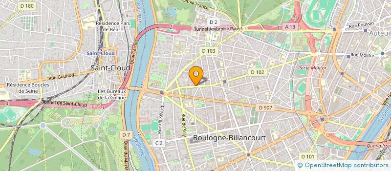 localisation de l'entreprise MONSIEUR ALEX DUCHEMIN à BOULOGNE-BILLANCOURT