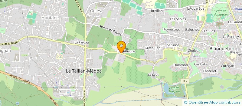 localisation de l'entreprise MONSIEUR ALEX DUCOS  LE TAILLAN-MEDOC