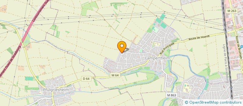 localisation de l'entreprise MONSIEUR ALEX DUFOUR DEBIANE  LAMPERTHEIM