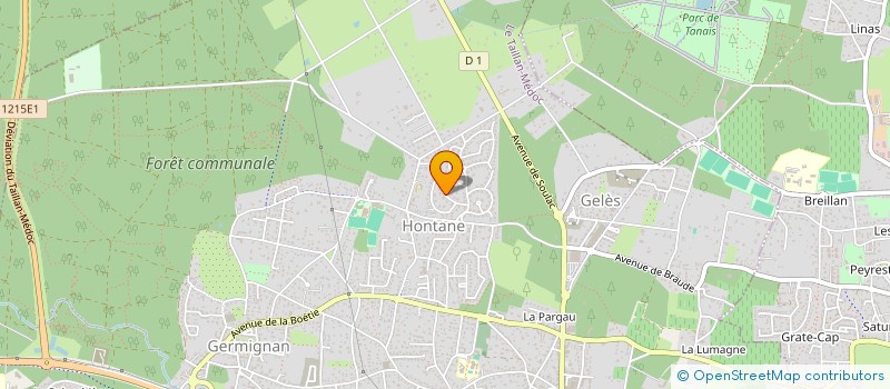 localisation de l'entreprise MONSIEUR ALEX DURET  LE TAILLAN MEDOC