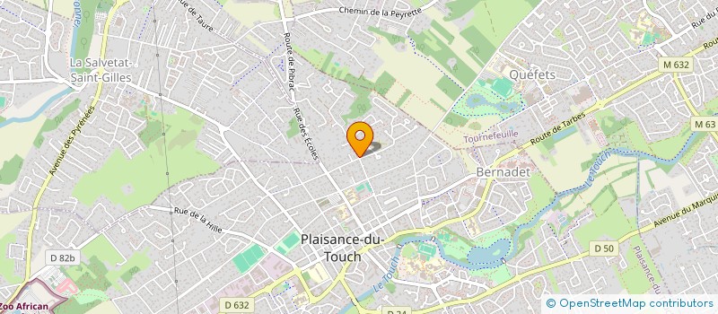 localisation de l'entreprise MONSIEUR ALEX EVANS  PLAISANCE-DU-TOUCH