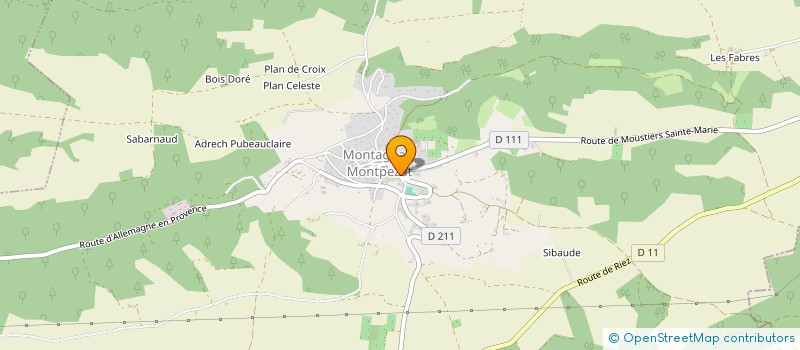 localisation de l'entreprise MONSIEUR ALEX FABRE  MONTAGNAC-MONTPEZAT