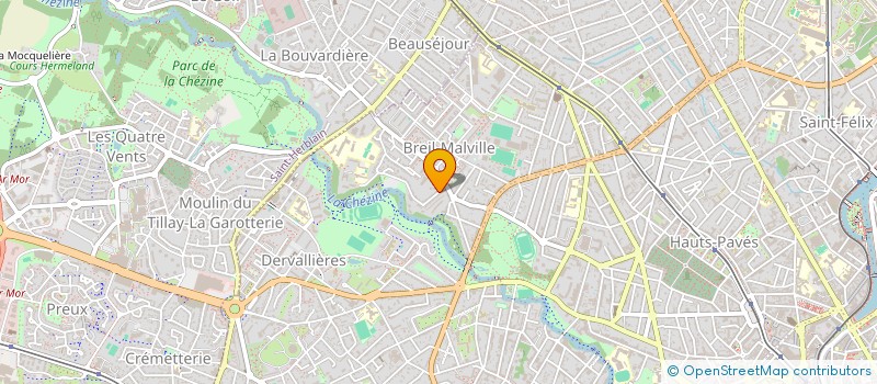 localisation de l'entreprise MONSIEUR ALEX FAVREAU à NANTES