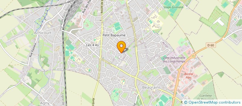 localisation de l'entreprise MONSIEUR ALEX FLAMENT  ACHICOURT