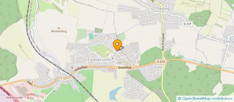 localisation de l'entreprise MONSIEUR ALEX FOGELGESANG  FAREBERSVILLER