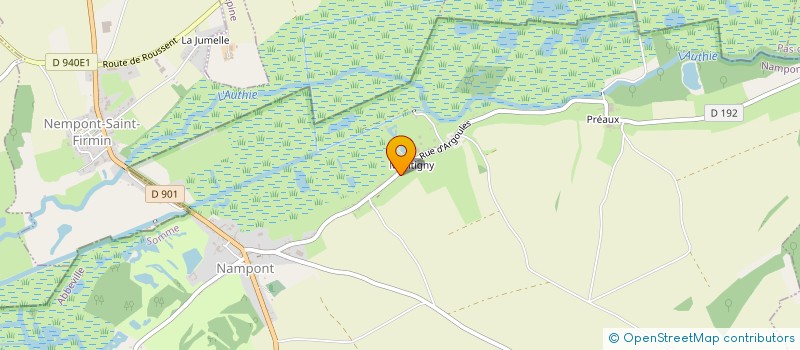 localisation de l'entreprise MONSIEUR ALEX FOIRATIER  NAMPONT