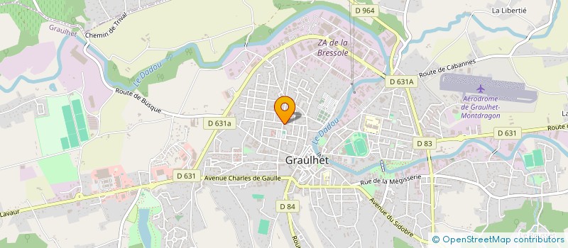 localisation de l'entreprise MONSIEUR ALEX FOURNIER  GRAULHET