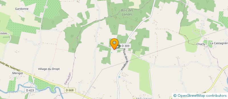 localisation de l'entreprise MONSIEUR ALEX FRAMARIN  MOUSTIER